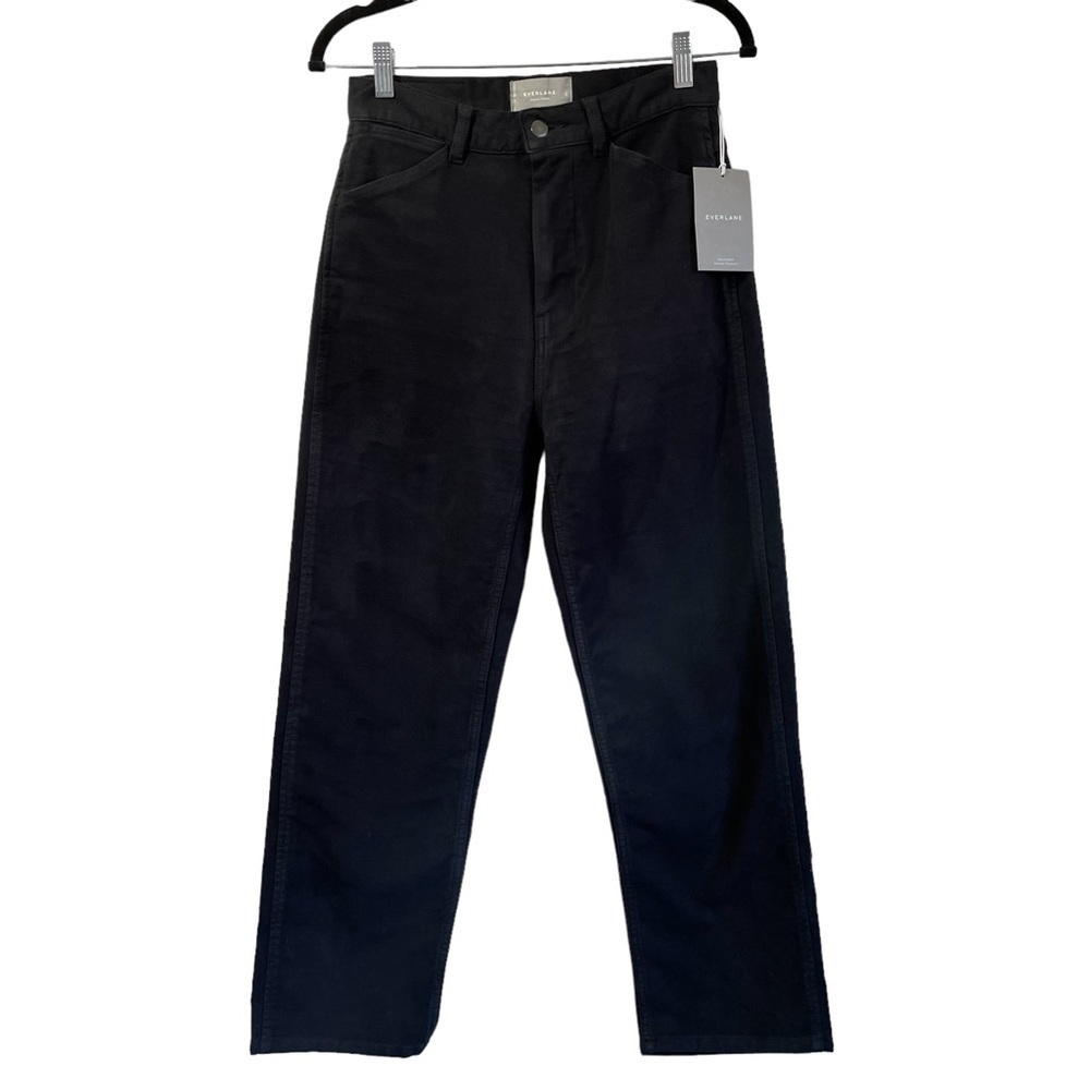 Everlane Brushed Organic Cotton Pant Style f-btm-octn-pnt-msk Size 0 NWT